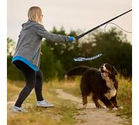 Flirt Pole for Dogs,Interactive Toys for Dogs Chasing and Tug of War | Retractable Puppy Enrichment Game for Obedience Training Outdoor Play Exercise