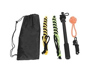 Flirt Pole Toy Retractable Adjustable Length Interactive Training for Small Medium Large Dogs 40-101cm