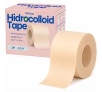 FLIRTARE Hydrocolloid Wound Dressing Roll 5cm x 5m - Waterproof Medical Adhesive Bandage Tape for Blisters, Minor Cuts, Scrapes & Skin Protection - Class I Medical Device