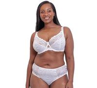 Flirtelle Balcony Bra Elise Balconette Underwired Womens Ladies Underwear Lingerie White Size 36HH