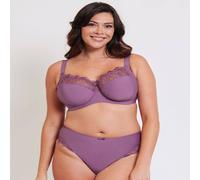 Flirtelle Emilie Deco Full Cup Side Support Bra In Mauve Mauve