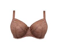 Flirtelle Isla Balcony Bra Padded Underwired Lingerie In Brown Brown 38K