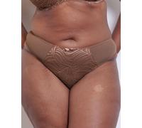 Flirtelle Women's Isla Brazilian Brief Knickers Lingerie in Brown | Size: Large Flirtelle Brown L
