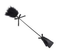 Flirting Feathers Whip Leather BDSM Spanking Slave Sm Master Temptation Couples Sex Toys Cosplay Adult Flirting Games Black One Size