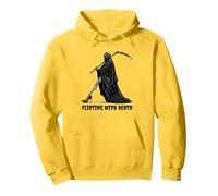 Flirting With Death Sexy Halloween Grim Reaper Pullover Hoodie