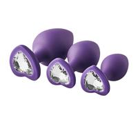 Flirts anal training kit - anal plug set (3 pcs) (purple)