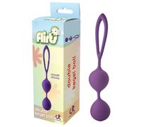 Flirts Purple Double Kegel Ball Pelvic Floor Muscle Weight Training Exercise Egg