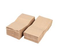 Flisdtry 100Pcs Kraft Paper Bags Food Tea Small Gift Bag Sandwich Bread Bags Wedding Supplies Wrapping Gift Takeout - Bag
