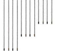 Flisdtry 12 Pieces Ceiling Fan Pull Chain Extender Bronze Fan Chain Extension 12/24/ 36 Inches Extra Long Ceiling Fan Pull Chain