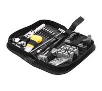 Flisdtry 153 Pcs Watch Repair Kit Professional Spring Bar Tool Set,Watch Battery Replacement Tool Kit,Watch Band Link Pin Tool Set