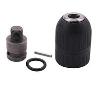 Flisdtry 2-13mm 1/2-20UNF with 1/2 Chuck Adaptor - Keyless Electric Drill Chuck for Impact Wrench Conversion Set Holder