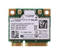 Flisdtry 2.4G+5G Dual-Band Network Card, for 7260AC 7260HMW Wireless AC Card 867M Bluetooth 4.0 Half Mini PCI-E WiFi Card