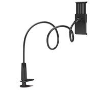 Flisdtry 360 Rotating Flexible Long Arms Mobile Phone Holder Desktop Bed Lazy Bracket Phone Stand for Phone and (Black)