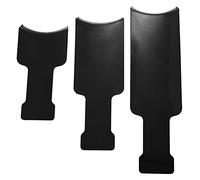 Flisdtry 3Pcs Long Hair Highlighting Sectioning Board Barber Flat Top Paddle Board Comb for Hair Coloring Dyeing DIY Hairdressing Tool (Black)