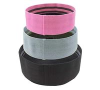 Flisdtry Anti- Elastic Band, Hip Band, Resistance Band, Buttocks Ring, Squat Resistance Ring, Yoga Band 3 Piece