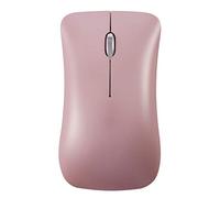 Flisdtry Bluetooth 5.0/3.0 + 2.4G -Mode Wireless Mouse Charging Mouse Ultra-Thin Aluminum Wireless Mouse(Queen Pink)