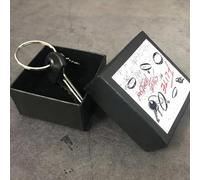 Flite Borrowed Ring to Keychain Magic Tricks Illusions Magia Gimmick Magician Invisible Magie Ring Props