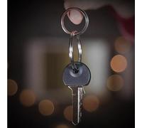 Flite Magic Tricks Borrowed Ring to Keychain Appear Vanish Magia Magician Close Up Street Illusions Gimmicks Mentalism Props