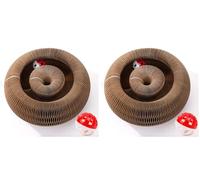 FLITI Magic Organ Interactive Cat Scratcher Toy - The Ultimate Interactive Mental & Physical Exercise for Indoor Cats (Pack of 2)