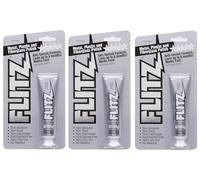 Flitz Metal Polish and Cleaner Paste, Also Works on Plastic, Fiberglass, Aluminum, Jewelry, Sterling Silver - Headlight Restoration and Rust Remover - Made in the USA - 1.76 OZ - 3 Pack