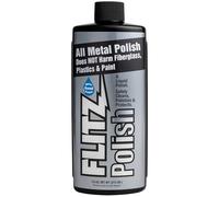 Flitz Multi-Purpose Polish and Cleaner Liquid for Metal, Plastic, Fiberglass, Aluminum, Jewelry, Sterling Silver: Great for Headlight Restoration + Rust Remover, Made in the USA