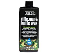 Flitz Rifle, Gun, Knife Wax - 7.6oz Bottle of USA-Made, Premium Beeswax & Carnauba Wax to Polish, Protect, & Remove Water Stains, Fingerprints, Rust - Non-Abrasive, Water-Based Gun Stock Wax (1 Pack)