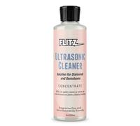 Flitz Ultrasonic Cleaner Solution Concentrate,Jewelry Cleaner for Silver, Gold, Diamonds, Gemstones, Sterling Silver, plastic, no gemstone