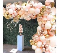 Flixcart Rose Gold Balloon Arch Kit - 101 Pcs Balloon Garland Kit with DIY tools Perfect for Thanksgiving, Engagement, Wedding, Welcome Home, Graduation & Kids Birthday Party Decoration