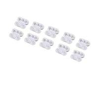 Fliyeong 10PCS Protable Replacement Plastic Vertical Roman Roller Blind Ball Chain Cord Connector Clips for Home Office Use