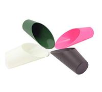 Fliyeong 4Pcs Bonsai Soil Scoops Plastic Gardening Tool Planter Colorful Shovel Scoop Small Gardening Tools Kit Heavy Duty Shovel Utility Set Random Color Stylish and Practical