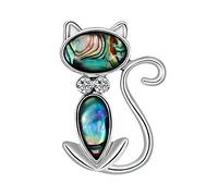 Fliyeong Cat Brooch Pin Badge Hat Bag Clothes Jacket Accessory Jewelry Gifts Cat Stylish and Popular