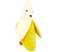 Fliyeong Premium Quality 1 Pack Puppy Squeaky Plush Toys Cute Banana Type Plush Dog Toys Funny Chew Toys for Small Pets Pet Supplies