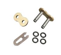 Fliyeong Premium Quality 520H Master Connecting Link - O Ring Connecting Master Chain Link Gold Split/Clip For 520H DID 520 VX2