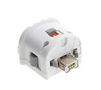 Fliyy 2 in 1 Motion Plus Adapter for Wii Remote Control, White