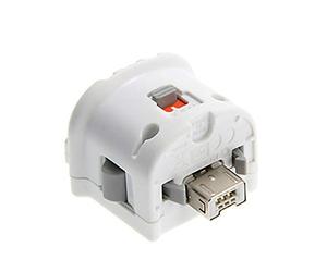 Fliyy 2 in 1 Motion Plus Adapter for Wii Remote Control, White