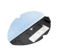 FLJVEZPJ Vacuum Cleaner Mop Bracket Holder Accessories，Compatible For Roborock， S7 VibraRise Mount + Cloth Board Parts Plus,Fixed bracket(Black Board)