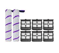 FLJVEZPJ Vacuum Mop Accessories Roller Brush Filter Replacement Parts，Compatible For Narwal S20 Pro, Compatible For Rowenta X-Clean Dust(Set 4)