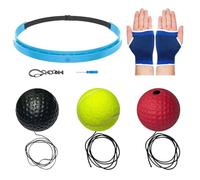 Flkiglm Boxing Reflex Training Ball | Training Toy with Adjustable Band | Head Band with Punch Ball | for Christmas Stocking Boys Teens Adults Men