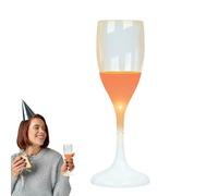 Flkiglm Cups, Mugs, 120ml Colorful Champagne Cup, Drinking Glasses, Glow in the Dark Mugs, Champagne Flutes for Wedding, Christmas Party