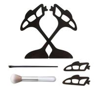 Flkiglm Eyeshadow Stencil, Eyeshadow Applicator Tool with Brush, Eyeshadow Tools, Eyeshadow Guide Tool, Eyeshadow Stencils for Eyes, Eyeliner Stencil for Beginners