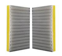 Flkiglm Filter Media Mat for Aquariums, 2 x Filter Media Mat for Fish Tanks, Cuttable Filter Roll & Aquarium Accessories for Saltwater Ponds, Turtles and Aquatic Plants