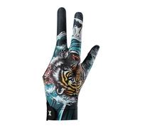 Flkiglm Left-Handed Billiard Gloves, Pool Glove for Left-Handed Users, Elastic Adjustable Cue Sports Accessories for Cyclists, Golfers, Athletes, Women, Teenagers, Parents