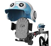 Flkiglm Sun Protection Bicycle Mobile Phone Holder, Bicycle Mobile Phone Holder with Helmet - Bicycle Accessories for Video Telephony GPS Navigation Entertainment When Driving and Road Trips