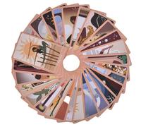 Flkiglm Tarot Game for Beginners | Oracle Deck 78 Cards | Portable Mythical Tarot for Study Astrology Psychic Development Meditation