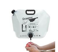 Flkiglm Water Bag for Camping, Foldable Water Storage with Spout, Foldable 8L Drinking Reservoir for Hiking, Mountaineering, Cycling, Riding, Hunting, Camping