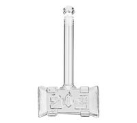 Flkiglm Whisky Decanter Bourbon Decanter 400ml Clear Hammer Shape Airtight Seal Vodka Jug Wine Bottle Liquor Bottle for Cocktail Alcohol Bourbon