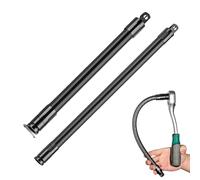 FLKWOP 1/2 Flexible Shaft Extension Extender Torque Socket, 2026 Upgraded Ratchet Spanners Electric Wrench Connecting Rod, for Tight Spaces Hand Drive Automotive Repair Tool