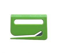 FLKWOP 2025 New Envelope Opener, Letter Opener Envelope Slitter Mail Opener Tool, Envelope Opener Slitter with Pointed End & Magnifying Glass & Scale Wrapping Paper Cutter Tool for Office Home