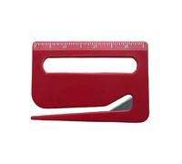 FLKWOP 2025 New Envelope Opener, Letter Opener Envelope Slitter Mail Opener Tool, Envelope Opener Slitter with Pointed End & Magnifying Glass & Scale Wrapping Paper Cutter Tool for Office Home