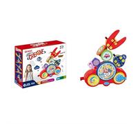 FLKWOP Creative Learning Building Blocks - Four Styles, Building Blocks, Boost Logical Thinking/Creativity, Assemble over 100 Shapes, Luxury Gift Box for Gift Giving